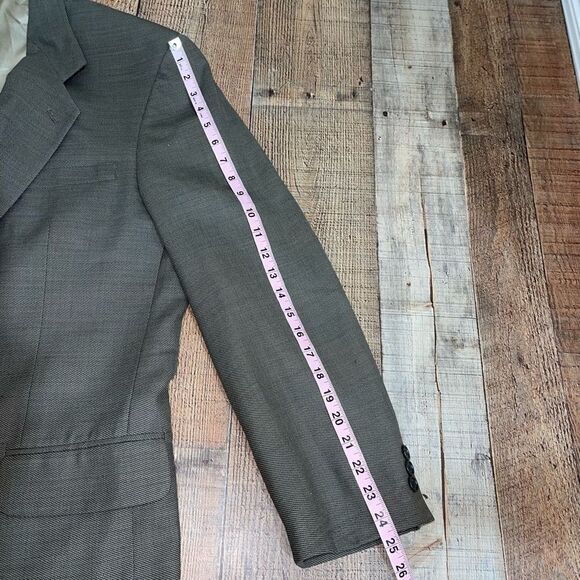Oscar de la renta mens suit jacket coat 48L - Picture 7 of 13